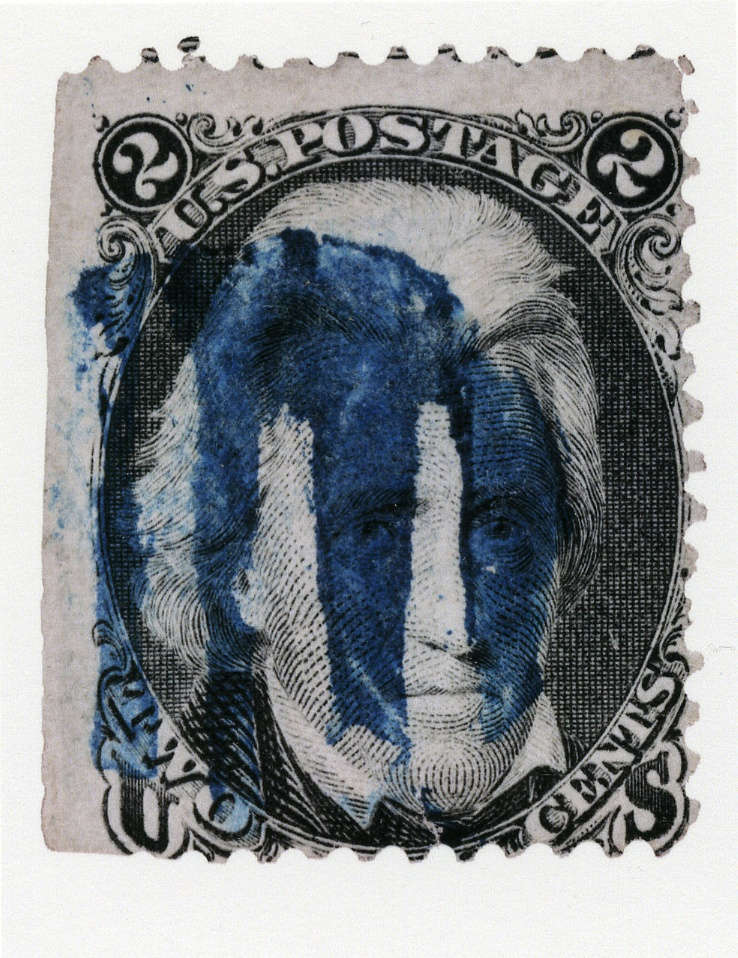 Richard Benson, Andrew Jackson Stamp with Fancy Cancel, 2013