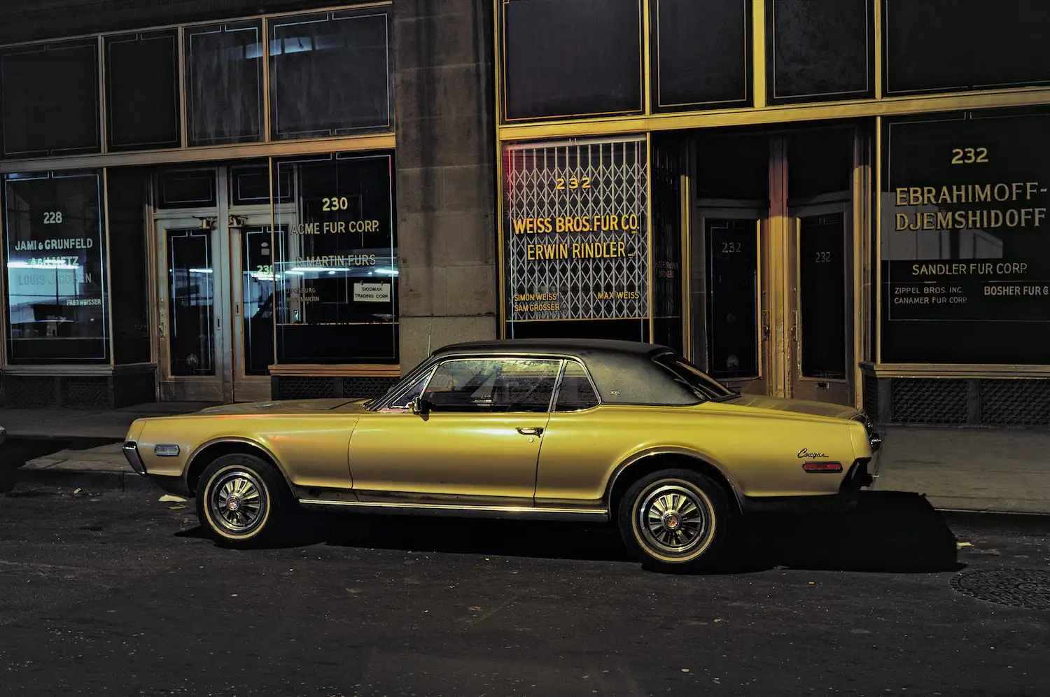 Acme Fur Car, Mercury Cougar, 29th Street Garment District