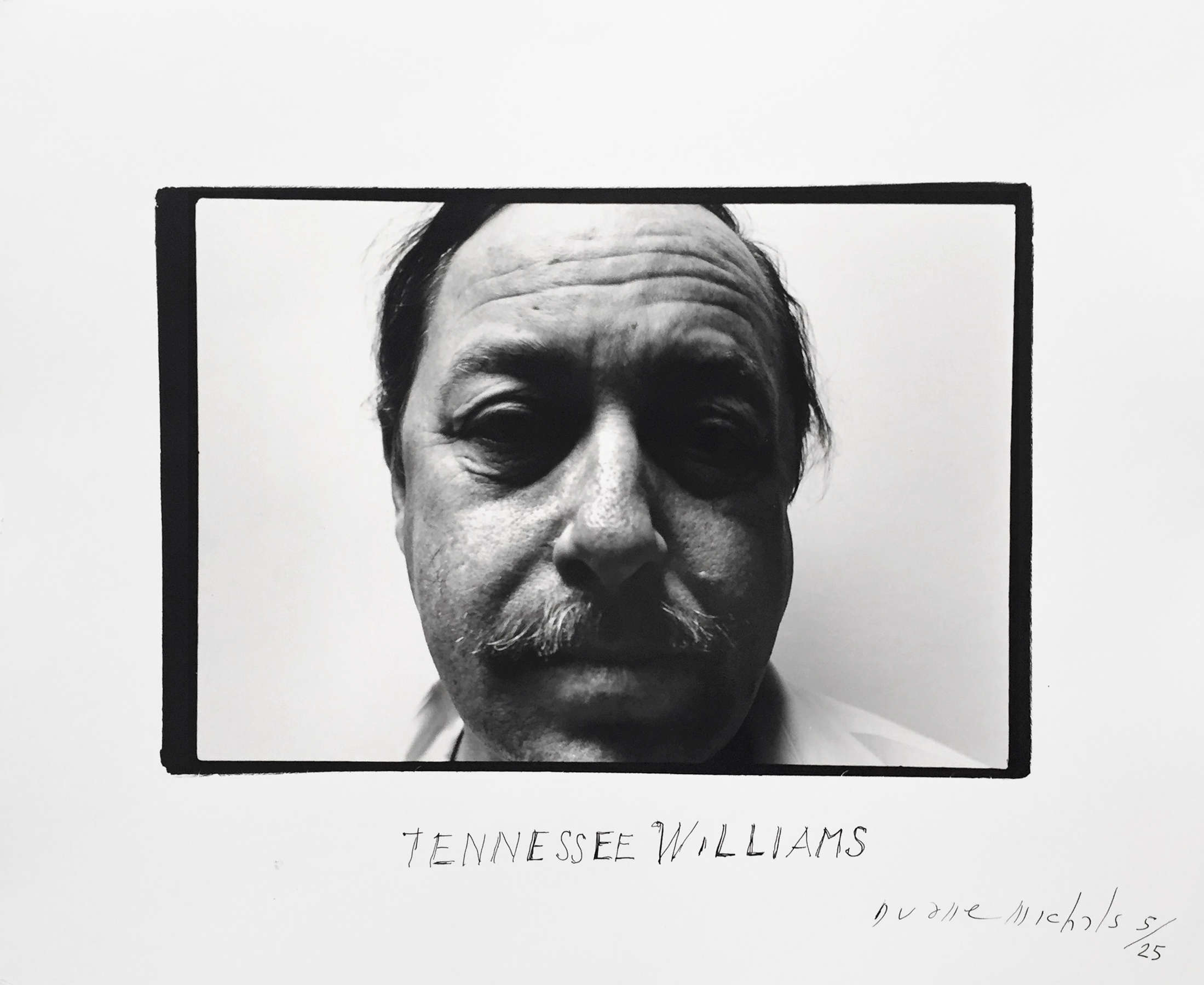 Duane Michals, Tennessee Williams, 1976