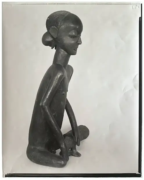 Draped Nude with circle, Bromografia 109