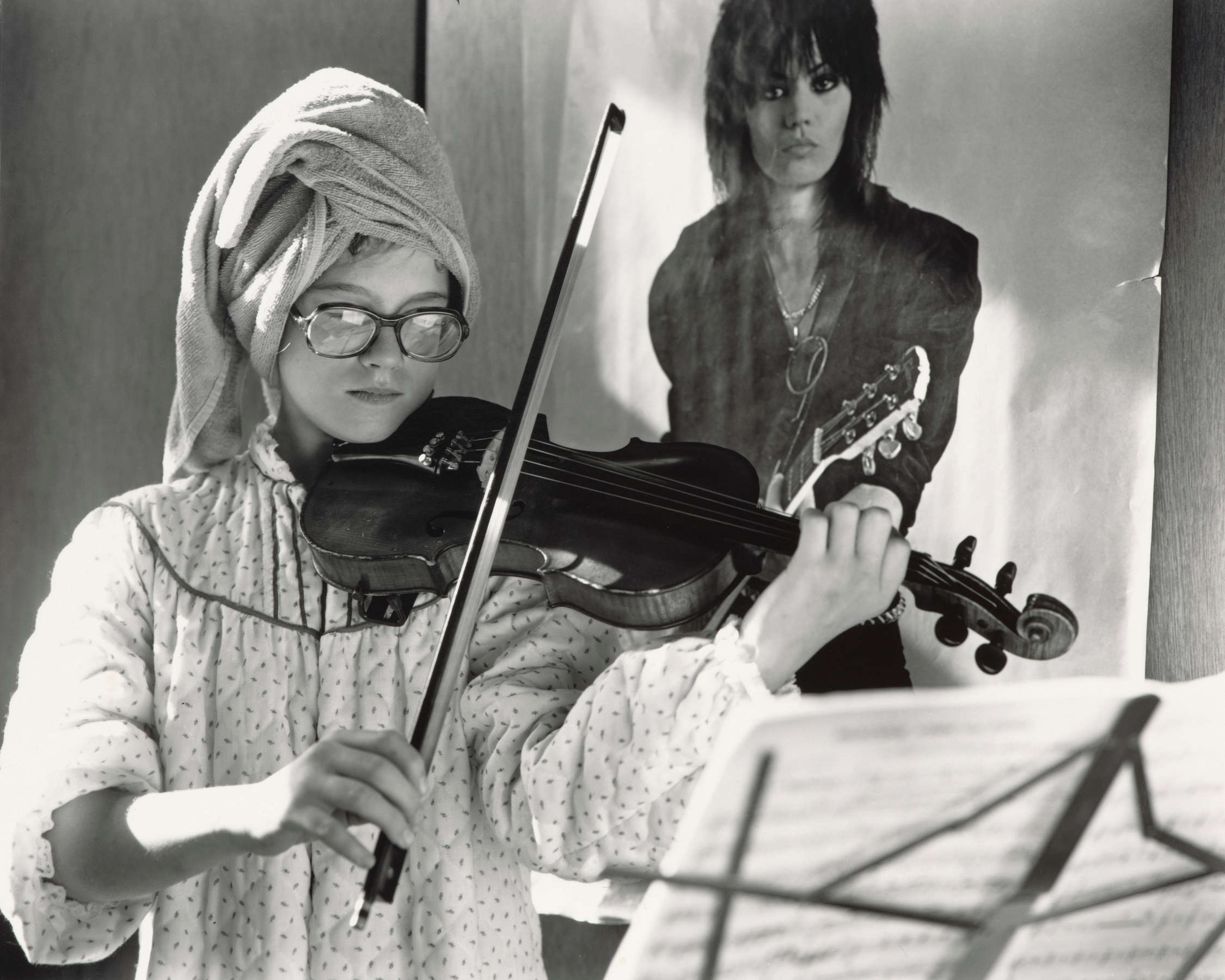 Sally Mann, Rosie and Violin (At Twelve), 1983-1985
