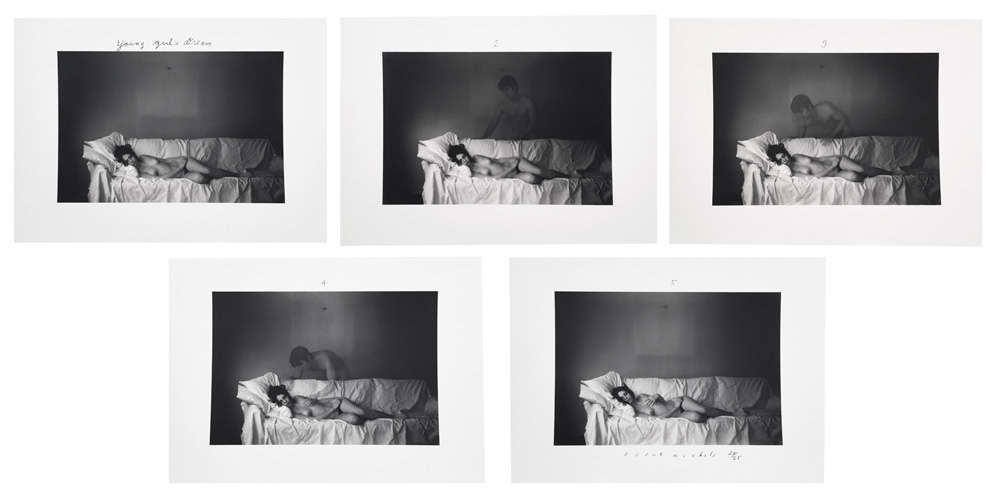 Duane Michals, The Young Girl’s Dream, 1969