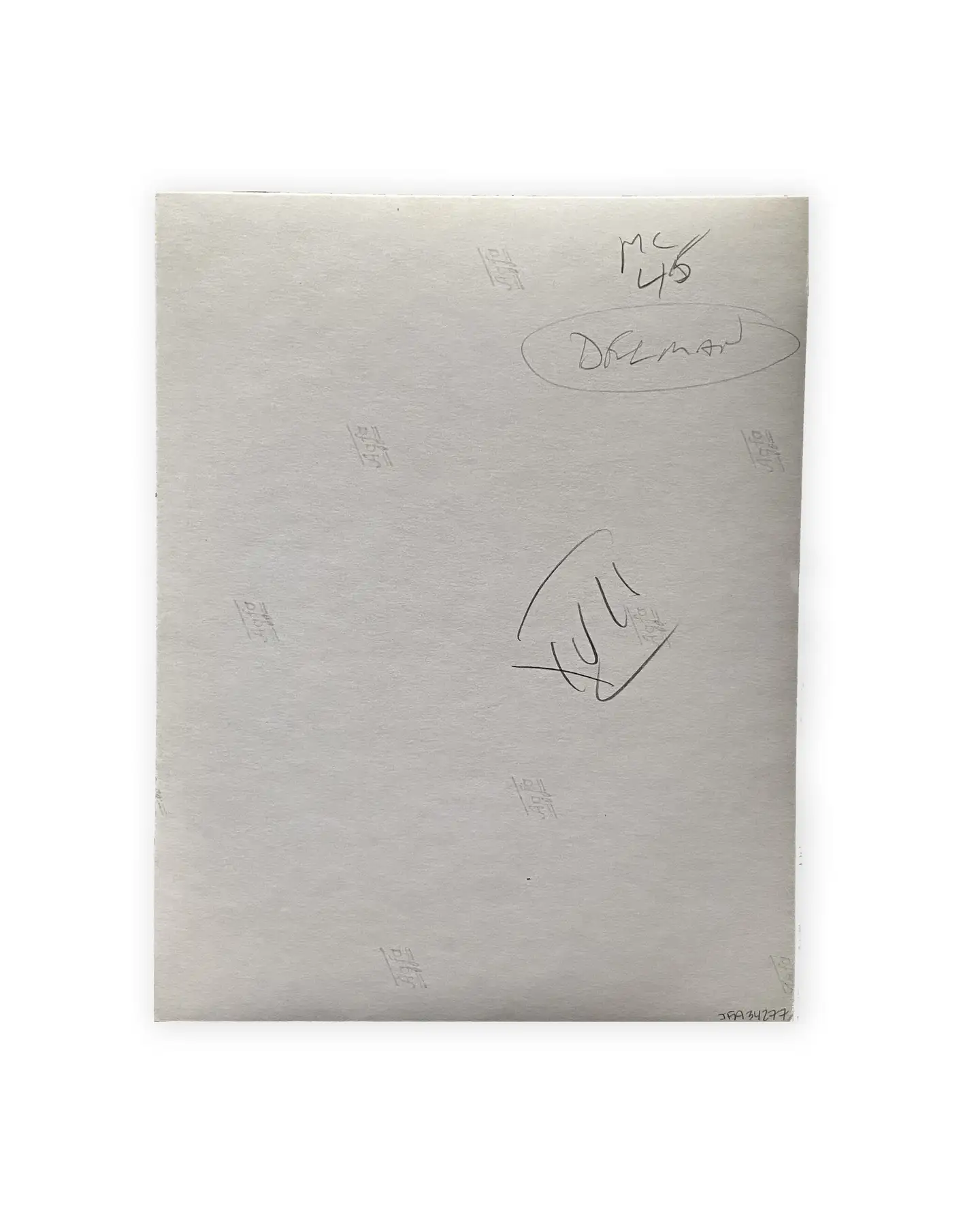 Draped Nude with circle, Bromografia 109