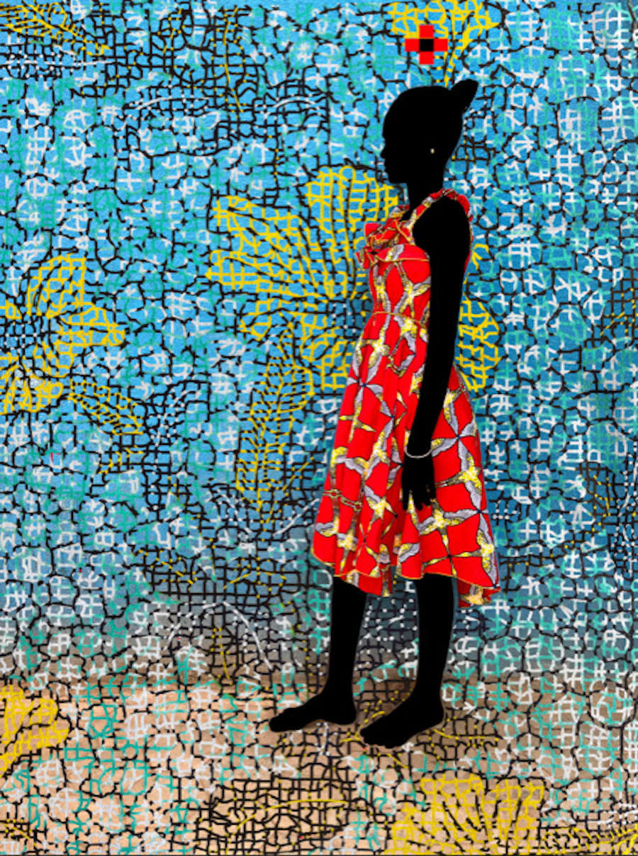 Saïdou Dicko, La Reine des Cygnes, TMK, F-Jaune, 2022