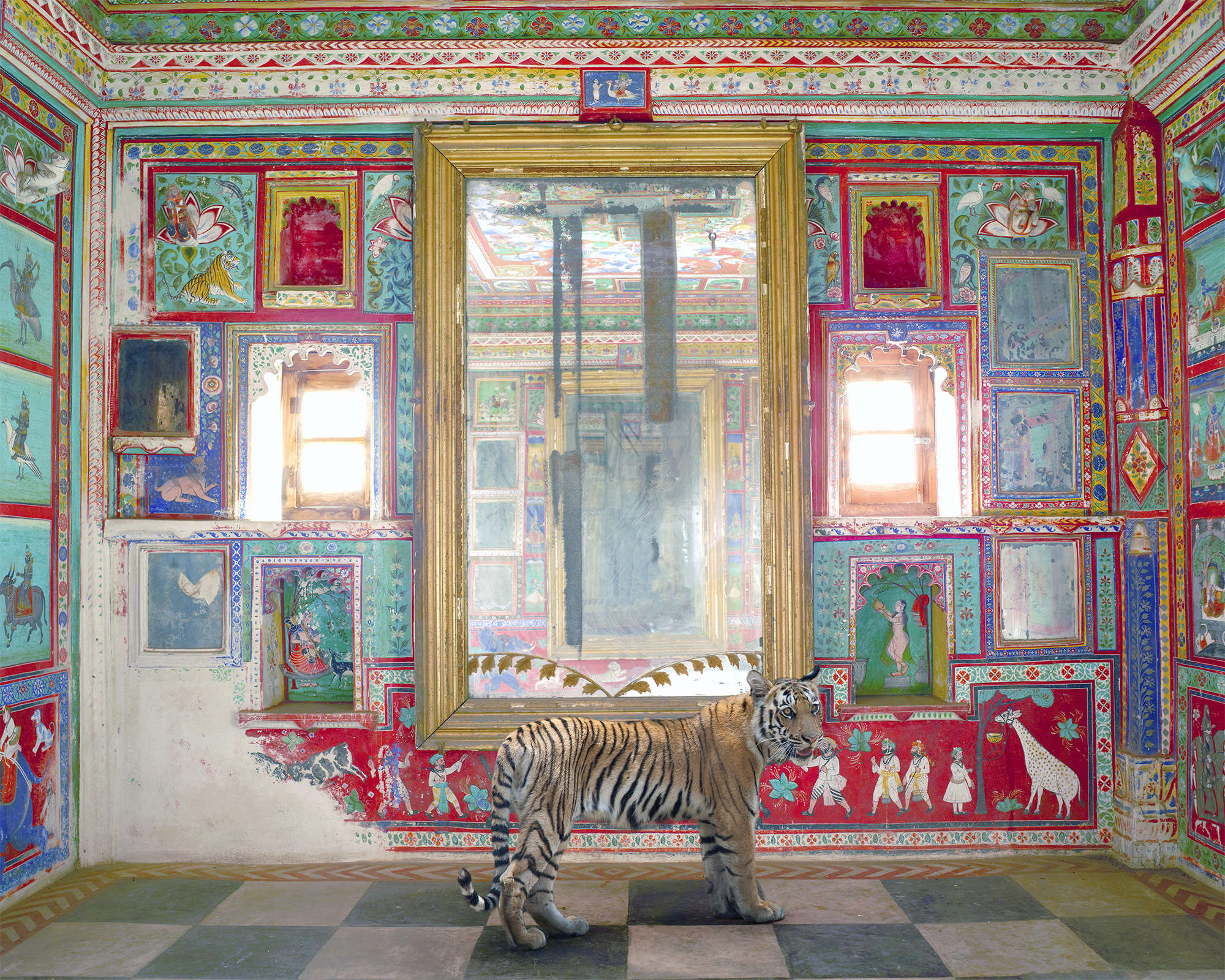 Karen Knorr, Durga's Mount, Junha Mahal, Dungarpur, 2012