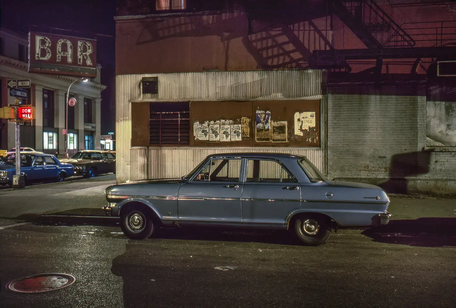 Bar Car (Anti-Apartheid Day), Chevrolet Nova, in the Twenties Near Avenue of the Americas