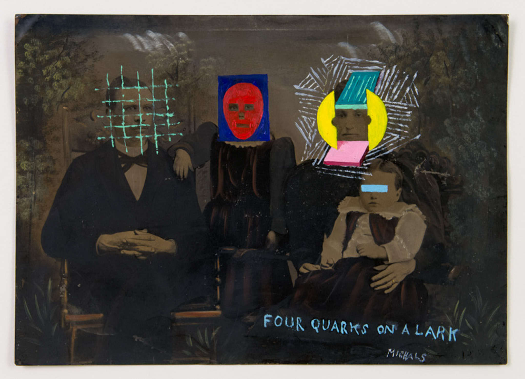 Duane Michals, Four Quarks on a Lark, 2013