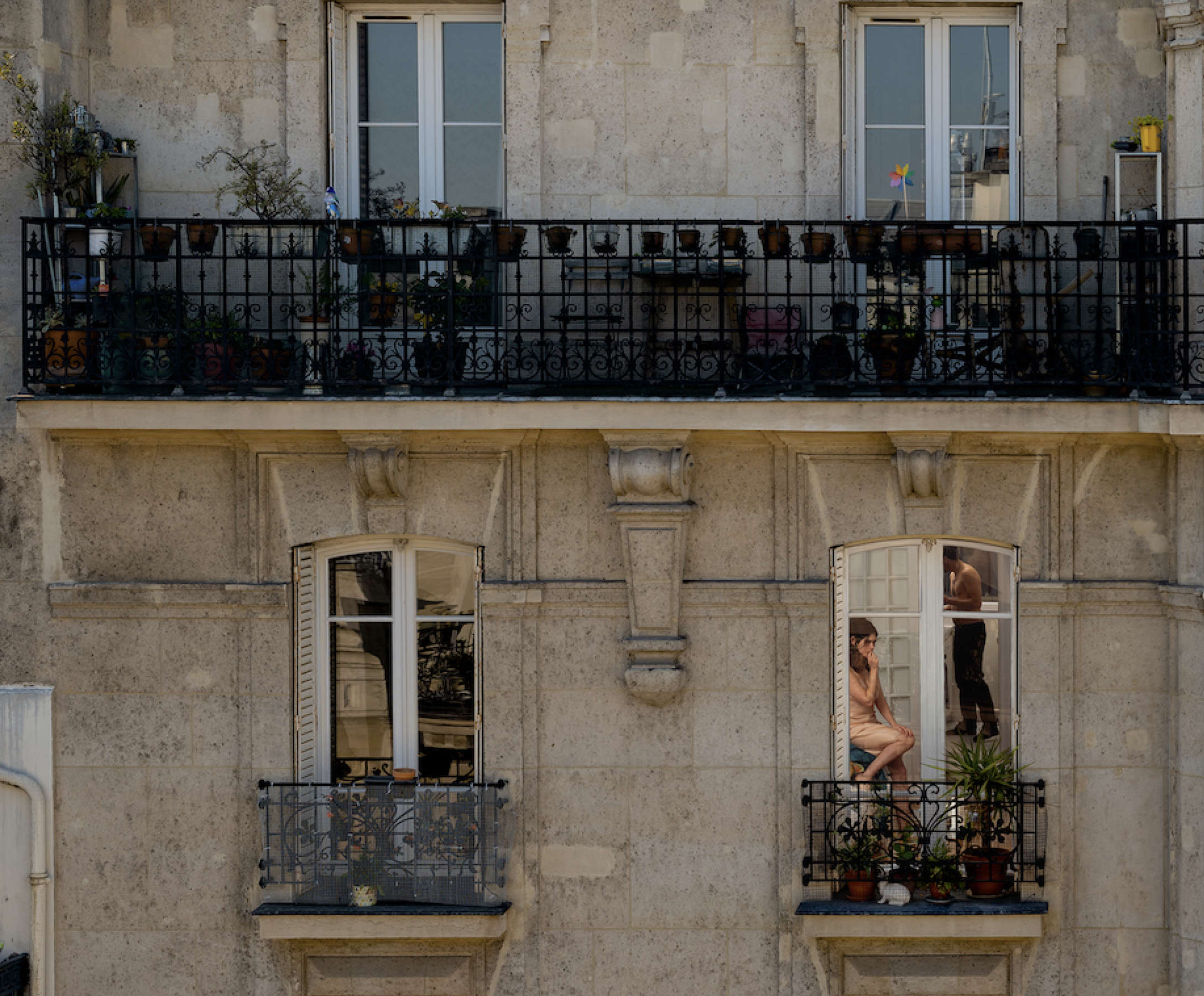 Pinwheel, Rue Ramsey, Paris, 75018, November