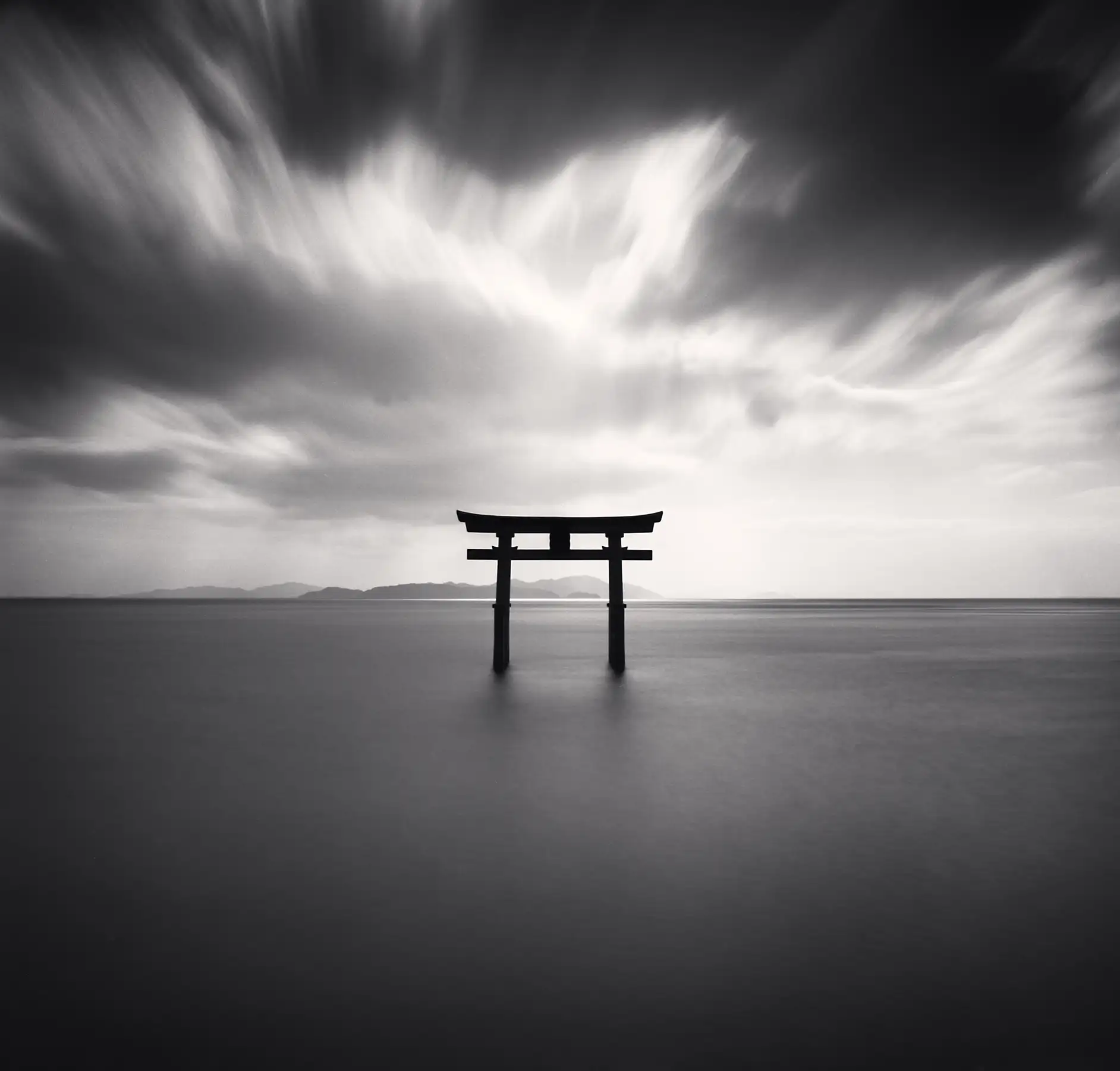 Torii, Study 2, Takaishima, Biwa Lake, Honshu, Japan
