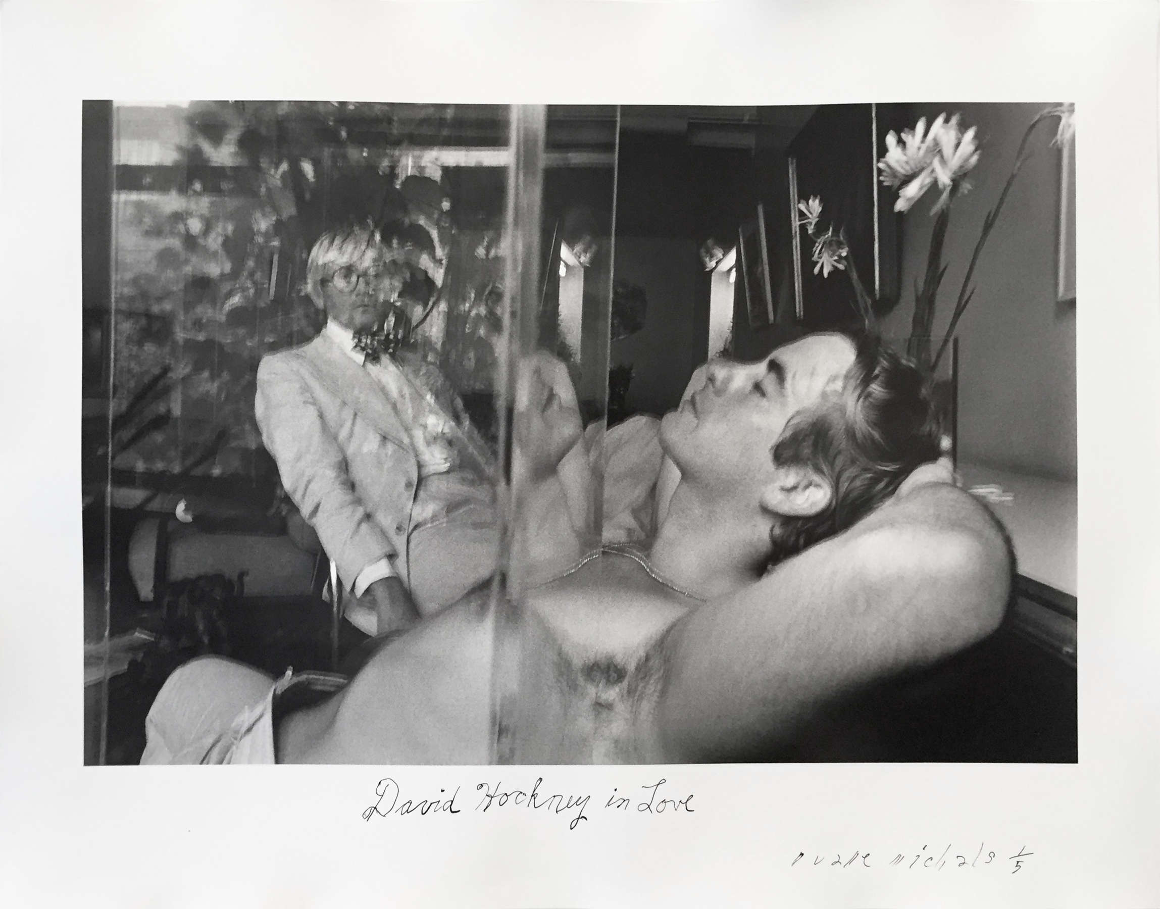 Duane Michals, David Hockney in Love, 1980