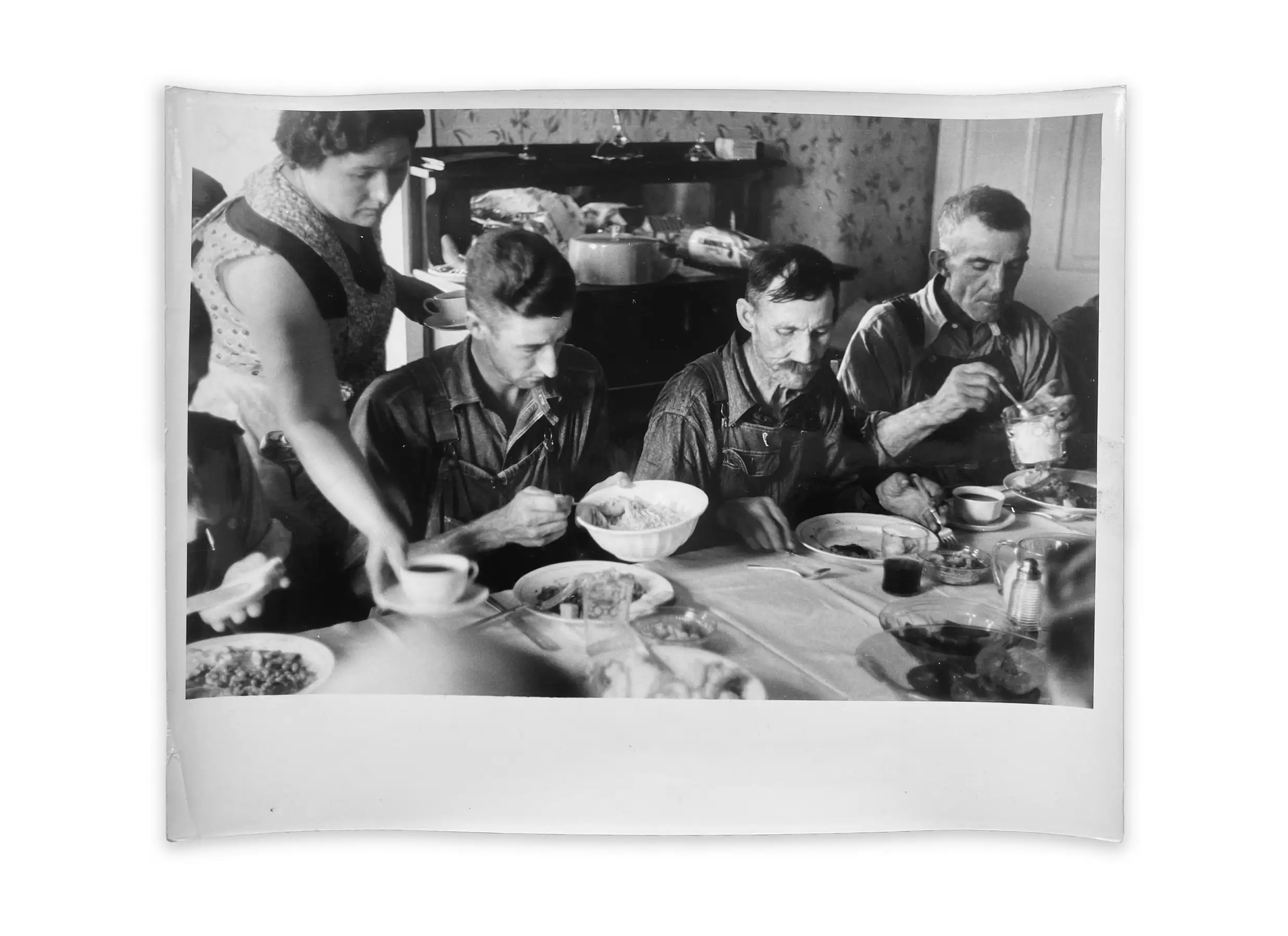 Dinner during wheat harvest time, central Ohio