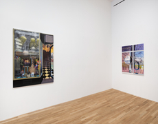 Installation view of Melissa Brown, Window Shopping, February 20 &ndash; March 21, 2026