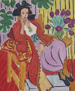 HENRI MATISSE  Odalisque en manteau rouge [Odalisque in Red Coat], 1937
