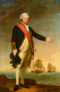 GILBERT STUART (1755&ndash;1828), "Portrait of Captain Sir John Jervis, later First Earl of St. Vincent," about 1783&ndash;87. Oil on canvas, 88 3/16 x 55 1/2 in.