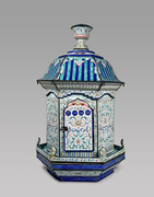 Rare Chinese Imperial Enamel on Copper Lantern Pagoda
