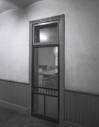 Grand Jury Room Dooorway, Jefferson County Courthouse, US 61, Fayette, MS, 1976