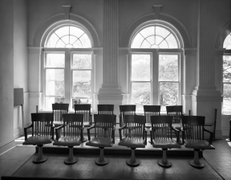 Jury Box, Grady County Courthouse, Cairo, GA, 1976