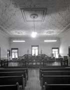 View of Courtroom from Rear, Marion County Courthouse, US 80, Tuskeegee, AL, 1976