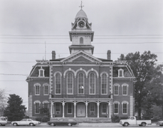 Facade of Hancock County Courthouse, GA 22, Sparta, GA, 1976