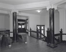 Approach to Superior Courtroom, Morgan County Courthouse, US 441, Madison, GA, 1976