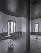 Courtroom, Now A School Room, Old Hempstead County Courthouse, AR4, Washington, AR, 1976