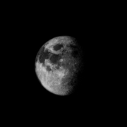 Half-Moon, Homebound;&nbsp; Attributed to Alfred Worden, Apollo 15, July 26-August 7, 1971, Archival Pigment on Canson Platine Fiber Rag