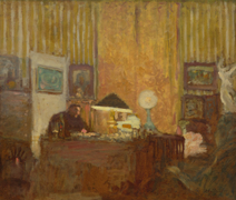 Thad&eacute;e Natanson at his Desk, circa 1899