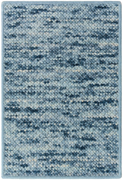 dove sample in the lotus colorway. the sample contains varying shades of blue on large loops.