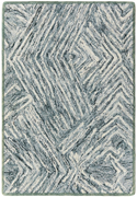 1'2" x 2'3" kebara sample in the stone colorway. there are angled paint strokes going into each other