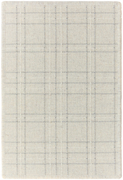 1'6" x 2'3" ronan sample in the linen colorway. the design is similar to tartan