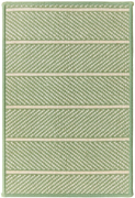 1'6" x 2'3" springfield sample in the sea green colorway. the design contains thin horizontal lines separating a dotted field.