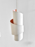 Swirl White Pendant Wall Lamps by Simon Henningsen