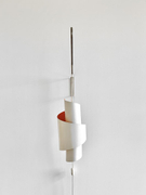 Swirl White Pendant Wall Lamps by Simon Henningsen