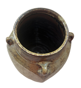 Mashiko Jōmon-Style Tsubo (Vase) with Rope-Impressed Zōgan Inlay by Tatsuzō Shimaoka, 1966