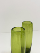 Holmegaard Glass "Rondo" Vases in "Majgron" by Per Lutken, Denmark 1960s