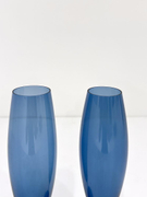 Pair of Holmegaard Glass Flutes by Per Lutken
