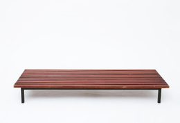 Charlotte Perriand's bench, "Cansado" model, full view from above