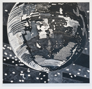 MARC BRESLIN, Big Disco (Black and White), 2022