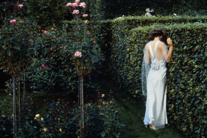 Denis Piel, Laetitia Firmin-Didot, A World of Pleasure, Brenners Park, Baden-Baden, Germany, VOGUE USA, 1984