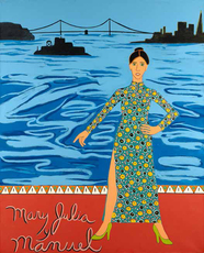 Joan Brown, 'Mary Julia y Manuel' 1976