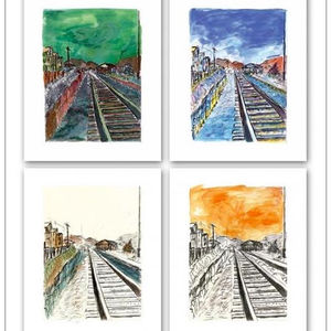 Bob Dylan, Train Tracks (set of 4), 2008
