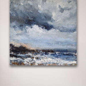 Hannah Ivory Baker, Sunset After the Storm, Cornwall, 2024