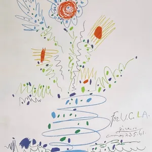 Pablo Picasso, Fleurs pour U.C.L.A., 1969