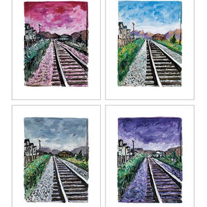 Bob Dylan, TT Train Tracks (set of 4) - CALL FOR PRICE, 2018