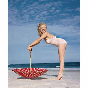 .Sale, Edward Weston Collection - Polka Dot Umbrella, Tobay Beach, 1949