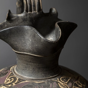 Greek trefoil-lipped oinochoe with animal friezes, Corinth, Middle Corinthian, c.600-570 BC