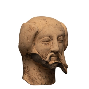 Greek head of a satyr, c.5th-4th century BC