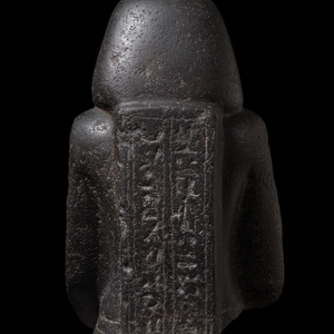 Egyptian bust of Djed-Hor-Iuf-Ankh, Late Dynastic Period, Saite Period, 26th Dynasty, c.664-525 BC