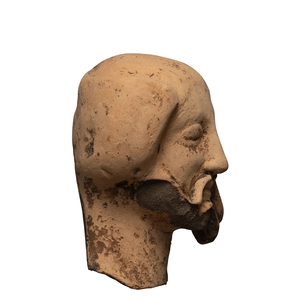 Greek head of a satyr, c.5th-4th century BC