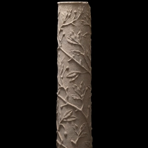 Roman column decorated with laurel , Augustan Period, c.1st century BC-1st century AD